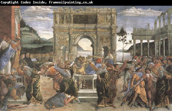 Sandro Botticelli Punishment of the Rebels (mk36)